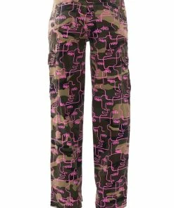 SILHOUETTE PRINT CAMO CARGO PANT -FINESSE-shop silhouette print camo cargo pant camo 6 6