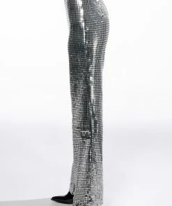 SILVER QUEEN SEQUIN PANT 10 SILVER QUEEN SEQUIN PANT -FINESSE-shop silver queen sequin pant silver 5 5