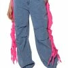 SKATER GIRL DENIM DRAWSTRING PANT