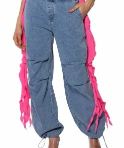 SKATER GIRL DENIM DRAWSTRING PANT