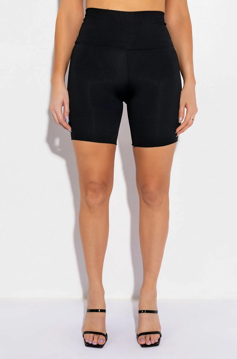 SNATCHED HIGH RISE BIKER SHORTS 1 SNATCHED HIGH RISE BIKER SHORTS