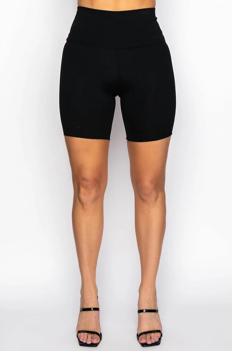 SNATCHED HIGH RISE BIKER SHORTS 4 SNATCHED HIGH RISE BIKER SHORTS - Image 4