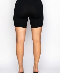 SNATCHED HIGH RISE BIKER SHORTS 12 SNATCHED HIGH RISE BIKER SHORTS -FINESSE-shop snatched high rise biker shorts black 6 6