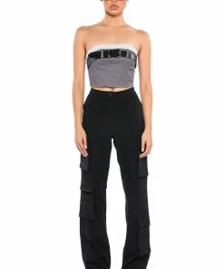 SO SCANDALOUS RELAXED CARGO TROUSER -FINESSE-shop so scandalous relaxed cargo trouser black 3 3 c1