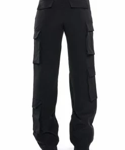 SO SCANDALOUS RELAXED CARGO TROUSER -FINESSE-shop so scandalous relaxed cargo trouser black 7 7 c1