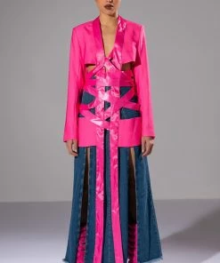 SO SLAYING DOUBLE SLIT DENIM MAXI SKIRT 11 SO SLAYING DOUBLE SLIT DENIM MAXI SKIRT -FINESSE-shop so slaying double slit denim maxi skirt medium blue denim 3 3