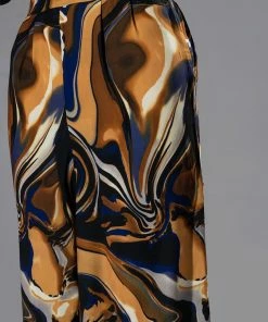 SOLARIS PRINTED PALAZZO PANT -FINESSE-shop solaris printed palazzo pant yellow 8 8 c1