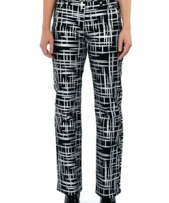 SOMETHING DIFFERENT METALLIC DETAILED JEANS -FINESSE-shop something different metallic detailed jeans black 3 3