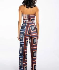 SOUL TIES STRAPLESS WIDE LEG JUMPSUIT -FINESSE-shop soul ties strapless wide leg jumpsuit rust multi 3 3