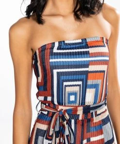 SOUL TIES STRAPLESS WIDE LEG JUMPSUIT -FINESSE-shop soul ties strapless wide leg jumpsuit rust multi 4 4