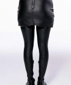 STAR CHASING MINI SKIRT 17 STAR CHASING MINI SKIRT -FINESSE-shop star chasing mini skirt black 8 8