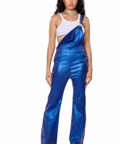 STAY WAVY METALLIC OVERALLS