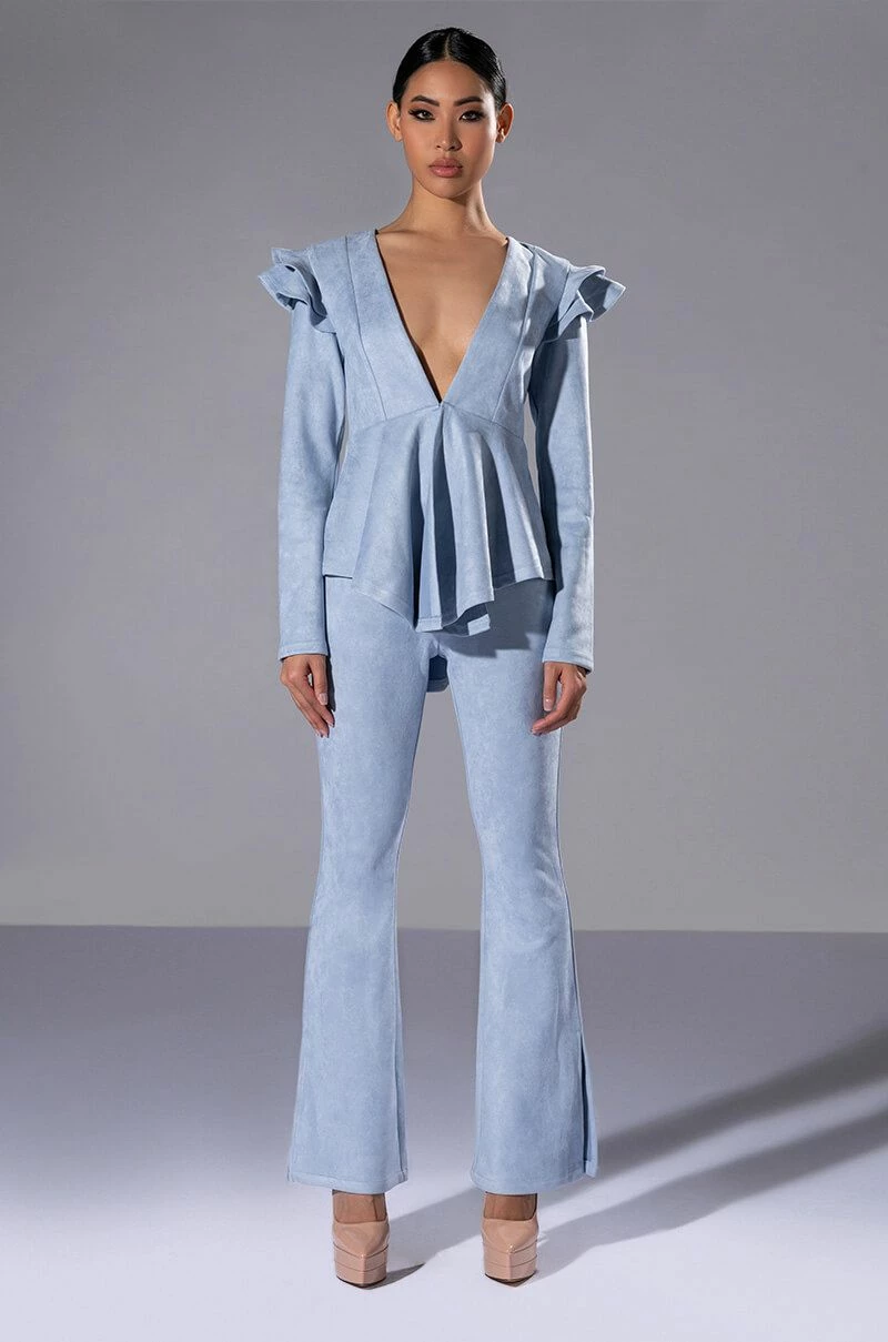 SUEDE BIG BOOTY PANTS 8 SUEDE BIG BOOTY PANTS - Image 8