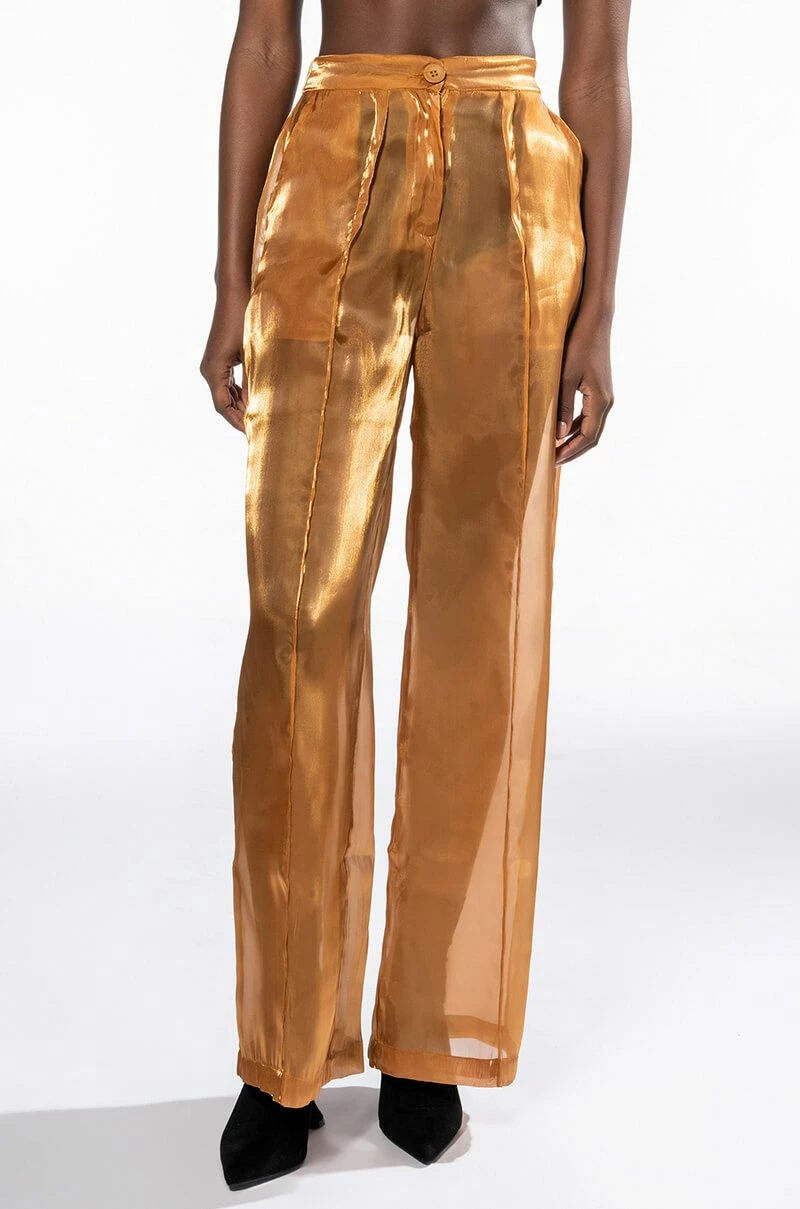 SUN KISSED SHIMMER TROUSER 1 SUN KISSED SHIMMER TROUSER