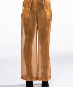 SUN KISSED SHIMMER TROUSER 9 SUN KISSED SHIMMER TROUSER -FINESSE-shop sun kissed shimmer trouser gold 3 3