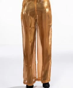SUN KISSED SHIMMER TROUSER 11 SUN KISSED SHIMMER TROUSER -FINESSE-shop sun kissed shimmer trouser gold 5 5