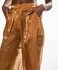 SUN KISSED SHIMMER TROUSER 12 SUN KISSED SHIMMER TROUSER -FINESSE-shop sun kissed shimmer trouser gold 6 6