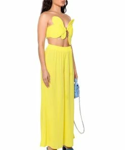 SUNSHINE BABY WIDE LEG PALAZZO PANT -FINESSE-shop sunshine baby wide leg palazzo pant yellow 6 6