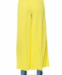 SUNSHINE BABY WIDE LEG PALAZZO PANT -FINESSE-shop sunshine baby wide leg palazzo pant yellow 9 9