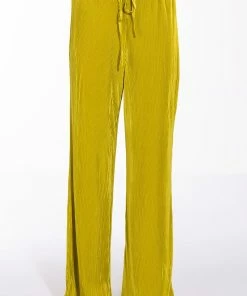 SWEET APPLE PLISSE PALAZZO PANT -FINESSE-shop sweet apple plisse palazzo pant light green 3 3