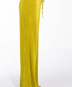 SWEET APPLE PLISSE PALAZZO PANT -FINESSE-shop sweet apple plisse palazzo pant light green 4 4