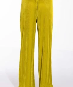 SWEET APPLE PLISSE PALAZZO PANT -FINESSE-shop sweet apple plisse palazzo pant light green 5 5