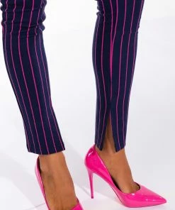 SWEET LIKE SUGAR PINSTRIPE SKINNY PANT -FINESSE-shop sweet like sugar pinstripe skinny pant blue multi 6 6