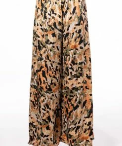 SWEET LOVE WIDE PALAZZO PANT -FINESSE-shop sweet love wide palazzo pant beige multi 5 5 c1 c1 c1