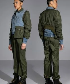 SWISH SWISH HIGH RISE JOGGERS -FINESSE-shop swish swish high rise joggers green 4 4