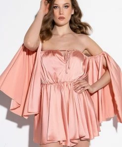 TAKE YOU THERE OFF THE SHOULDER ROMPER