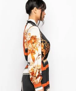 TALK TO ME V NECK ROMPER -FINESSE-shop talk to me v neck romper black multi 9 9