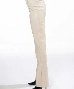 TE QUIERO HIGH RISE VEGAN LEATHER STRAIGHT LEG PANTS IN IVORY 13 TE QUIERO HIGH RISE VEGAN LEATHER STRAIGHT LEG PANTS IN IVORY -FINESSE-shop te quiero high rise vegan leather straight leg pants in ivory ivory 6 6