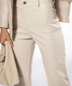 TE QUIERO HIGH RISE VEGAN LEATHER STRAIGHT LEG PANTS IN IVORY 15 TE QUIERO HIGH RISE VEGAN LEATHER STRAIGHT LEG PANTS IN IVORY -FINESSE-shop te quiero high rise vegan leather straight leg pants in ivory ivory 8 8