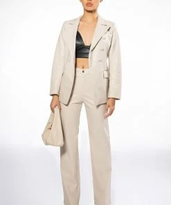 TE QUIERO HIGH RISE VEGAN LEATHER STRAIGHT LEG PANTS IN IVORY 16 TE QUIERO HIGH RISE VEGAN LEATHER STRAIGHT LEG PANTS IN IVORY -FINESSE-shop te quiero high rise vegan leather straight leg pants in ivory ivory 9 9
