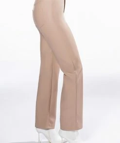 TE QUIERO HIGH RISE VEGAN LEATHER STRAIGHT LEG PANTS IN PINK 9 TE QUIERO HIGH RISE VEGAN LEATHER STRAIGHT LEG PANTS IN PINK -FINESSE-shop te quiero high rise vegan leather straight leg pants in pink light pink 4 4