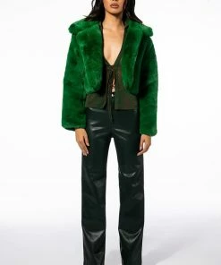 TE QUIERO HIGH RISE VEGAN LEATHER STRAIGHT LEG PANTS 13 TE QUIERO HIGH RISE VEGAN LEATHER STRAIGHT LEG PANTS -FINESSE-shop te quiero high rise vegan leather straight leg pants green 7 7