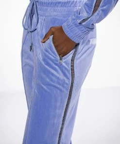 THE JET SETTER VELVET WIDE LEG JOGGER -FINESSE-shop the jet setter velvet wide leg jogger very peri 6 6 c1 c1