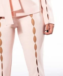 TINO SMALL KEYHOLE TROUSER -FINESSE-shop tino small keyhole trouser light pink 9 9