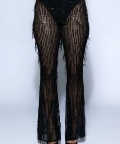 TONIGHT IS THE NIGHT SEQUIN PANTS -FINESSE-shop tonight is the night sequin pants black 3 3 c1