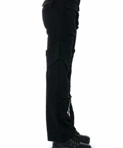 TOO COOL CARGO HIGH WAISTED JEANS -FINESSE-shop too cool cargo high waisted jeans black 5 5 c1