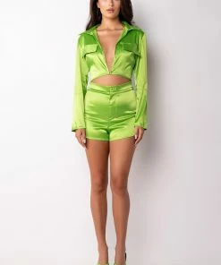 TOO FLY CUT OUT ROMPER -FINESSE-shop too fly cut out romper green 7 7