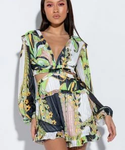 TOO GOOD TO YA ROMPER WITH CUT OUTS