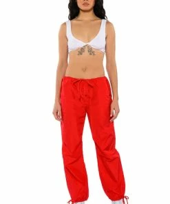TOO LEGIT WIDE LEG CARGO PANTS 13 TOO LEGIT WIDE LEG CARGO PANTS -FINESSE-shop too legit wide leg cargo pants red 3 3