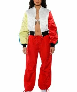 TOO LEGIT WIDE LEG CARGO PANTS 14 TOO LEGIT WIDE LEG CARGO PANTS -FINESSE-shop too legit wide leg cargo pants red 4 4