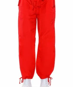 TOO LEGIT WIDE LEG CARGO PANTS 18 TOO LEGIT WIDE LEG CARGO PANTS -FINESSE-shop too legit wide leg cargo pants red 8 8