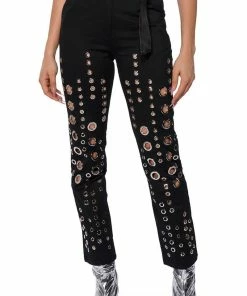 TOO MUCH FOR YOU HARDWARE DETAILED PANTS