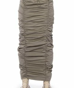TOP OF THE WORLD CINCHED MAXI SKIRT -FINESSE-shop top of the world cinched maxi skirt light grey 5 5