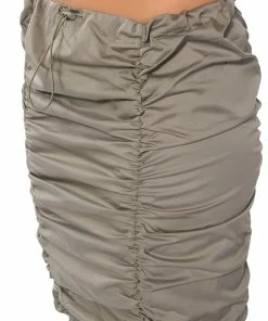 TOP OF THE WORLD CINCHED MAXI SKIRT -FINESSE-shop top of the world cinched maxi skirt light grey 8 8