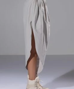 TRE CHIC CROPPED OVERSIZED PANTS 13 TRE CHIC CROPPED OVERSIZED PANTS -FINESSE-shop tre chic cropped oversized pants light grey 6 6