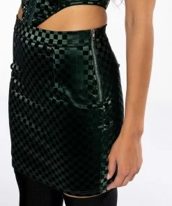 TRY AS I MIGHT MINI SKIRT -FINESSE-shop try as i might mini skirt green 8 8